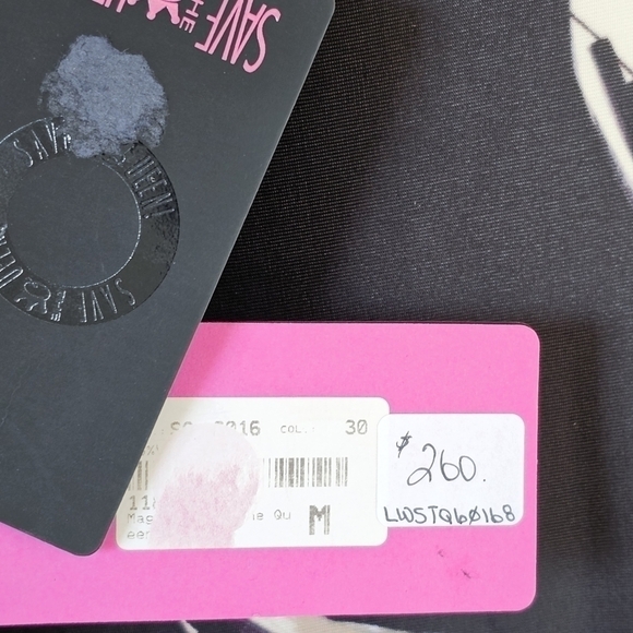 Save The Queen Flowy Viscose Black Floral Sheer Dolman Sleeve top Size Medium - Picture 13 of 16